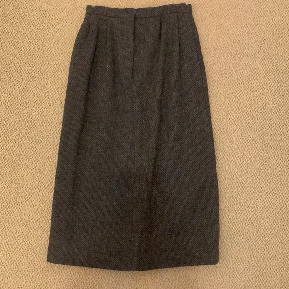 Vintage wool pencil skirt